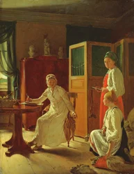 Kartanon rouvan aamu, 1823